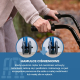 Składany chodzik | Siedzisko i oparcie | Aluminium | Koszyk | Dla osób starszych | Niebieski | Prado | Mobiclinic - Foto 3