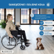 Wózek inwalidzki | Składany | Duże koła | Stalowy | Ortopedyczny | Lekki | Czarny | Catedral | Mobiclinic - Foto 5