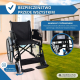 Wózek inwalidzki | Składany | Duże koła | Stalowy | Ortopedyczny | Lekki | Czarny | Catedral | Mobiclinic - Foto 7