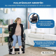Wózek inwalidzki | Składany | Duże koła | Stalowy | Ortopedyczny | Lekki | Czarny | Catedral | Mobiclinic - Foto 10