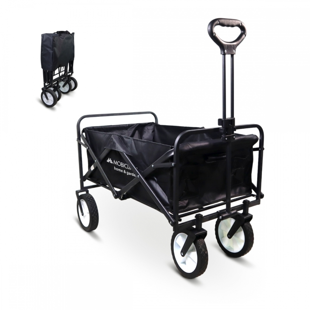 Wózek do transportu na plażę i do ogrodu, regulowany uchwyt, 85x54,5x75cm, składany, koła360°, duna pro, mobiclinic