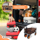 Wózek transportowy ogrodu plaży | Regulowany uchwyt |94x56,5x77cm | Składany | Szerokie koła 360° | Duna Pro Plus | Mobiclinic - Foto 2