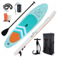 Nadmuchiwana deska surfingowa z wiosłem |Ultralekka |320x83 cm|Pompka |Pasek zabezpieczający| Plecak podróżny |Lilo |Mobiclinic - Foto 1