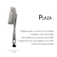 Kąpiel ławka | Składany prysznic | biały | Plaza - Foto 11