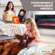 Kominek elektryczny | Moc 1800W | Płomień 3D | Zabezpieczenie przed przegrzaniem | Timer | Sterowanie Wi-Fi | Fury | Mobiclinic - Foto 5