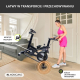 Rower spinningowy | Regulowany | Kontrola treningu | Max. 120 kg | Koło zamachowe 6 kg | Teide | Mobiclinic - Foto 7