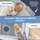Kojec i łóżeczko | Składany | Przenośny | Torba do przenoszenia | Kółka z hamulcami | Sleepland | Szary | Mobiclinic - Foto 3