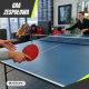 Stół do ping-ponga | Składany | Profesjonalny projekt | Kółka 360° | Siatka, wiosła i piłki | Tokyo | Niebieski | Mobiclinic - Foto 7