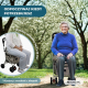 Chodzik do wózka sklepowego | 4 koła | Do 120 kg | Składany | Z torbą | Układ hamulcowy | Ramy | Koloseum | Mobiclinic - Foto 6