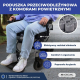 Mobiclinic Q-AIR, Poduszka przeciwodleżynowa do wózków inwalidzkich, 1 zawór, 45x40x6 cm - Foto 4