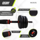 Para hantli 20 kg | Regulowane | 4 w 1 | Odważników kulowych | Drążek łączący | Przenośne | Mobimax | Mobiclinic - Foto 4
