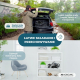 Wózek transportowy | Składany | Aluminium | Małe koła | Hamulce dźwigniowe | Czarny | Neptuno | Mobiclinic - Foto 5