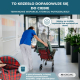 Wózek inwalidzki do transportu | Składany | Aluminium | Hamulce dźwigniowe | W kratę | Neptuno | Mobiclinic - Foto 3