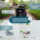 Wózek inwalidzki do transportu | Składany | Aluminium | Hamulce dźwigniowe | W kratę | Neptuno | Mobiclinic - Foto 5