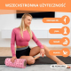 Wałek do masażu | Guma piankowa | 14x33 cm | Wszechstronny | Lekki | Zapobiega kontuzjom | Pomarańczowy | FitRoller | Mobiclinic - Foto 48