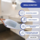 Klin sanitarny | Pojemność 2500 ml | Lekki i wytrzymały | Anatomiczny | Do użytku domowego i klinicznego | Seren | Mobiclinic - Foto 5
