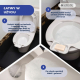 Bidet przenośny | Mocowany do toalety | Do użytku domowego i klinicznego | Do 4L | Stabilny | Plastikowy | Hana | Mobiclinic - Foto 5