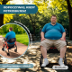 Chodzik bariatryczny | Składany | Do 204 kg | Wzmocnione aluminium | Hamulce | Koła 360º | Koszyk | Madeira | Mobiclinic - Foto 4
