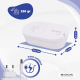 Nebulizator sprężonego powietrza | 2 maski + ustnik | Cichy | USB | Przenośny i lekki | Nebumobi2 | Mobiclinic - Foto 2