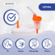 Nebulizator sprężonego powietrza | 2 maski + ustnik | Cichy | USB | Przenośny i lekki | Nebumobi2 | Mobiclinic - Foto 6