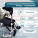 Chodzik z podnóżkiem | Składany | Aluminiowy | Hamulce na dźwigniach | Koła 360º | Torba | Uchwyt na laskę | Ibiza | Mobiclinic - Foto 8