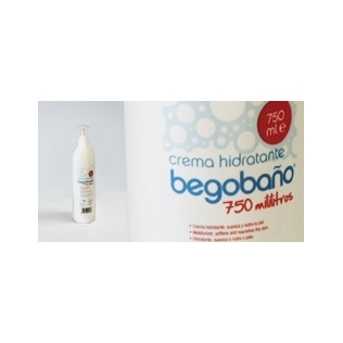 BEGOBAÑO Creme hidratante de 750 ml para higiene e limpeza diária. Hidratação máxima