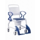Cadeira sanitária | Com tampa | Portátil | Apoios de braços dobráveis - Foto 1