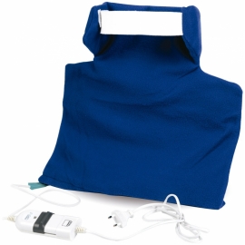 Almofadilha elétrica cervical | Prática e confortável | Azul | 220-240V | PVC e poliéster