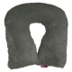 Almofada sanitizada anti-decúbito com forma de ferradura, cor cinzenta 44x11cm - Foto 1