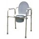 Cadeira com sanita | Elevador regulável em altura | Apoio de braços e enconsto regulável em altura - Foto 1