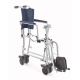 Cadeira de duche | Com rodas e sanita | Dobrável, com apoio de pés e braços | Mod. Lima | Invacare - Foto 2