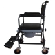 Cadeira de rodas com sanita | Com duas rodas | Com travões | Modelo Cascata | INVACARE - Foto 4