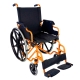 Cadeira de rodas | Dobrável | Ortopédico | Apoios de braços dobráveis | Cor de Laranja | Giralda | Mobiclinic - Foto 2