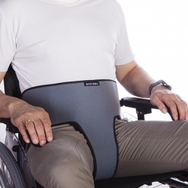 Cinto abdominal perineal para cadeiras de rodas | Cinza | Mobiclinic