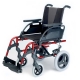 Cadeira de rodas dobrável Breezy Style (antiga 300) em alumínio na cor vermelho com roda de 12" - Foto 1