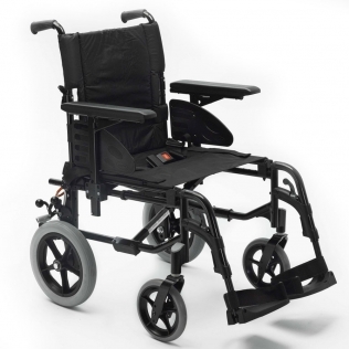 Cadeira de rodas em alumínio Action 2, assento 43 cm, maciça R.12