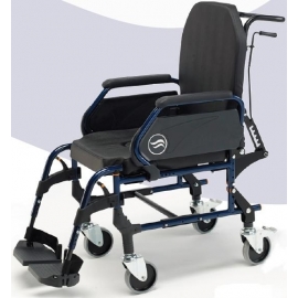 Cadeira de rodas de aço para interior, com sanita- Sunrise