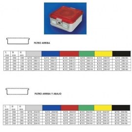 Recipiente de filtro acima