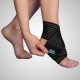 Bandagem elástica Strapin 80 cm tornozelo tamanho universal - Foto 2