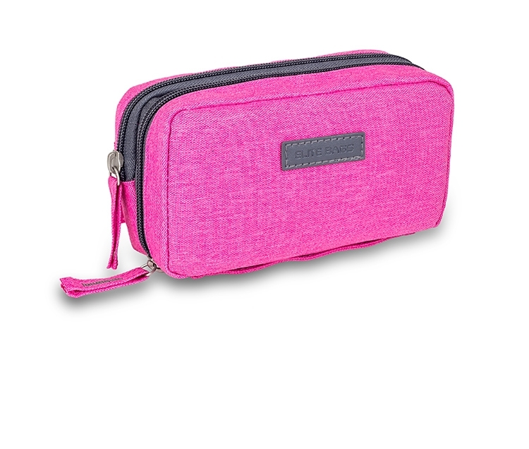 Estojo isotérmico, para diabéticos, cor de rosa, diabetic´s, elite bags