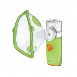 Nebulizador de aerossolterapia| Com conjunto de máscaras | Inclui carregador | Kiwi Plus