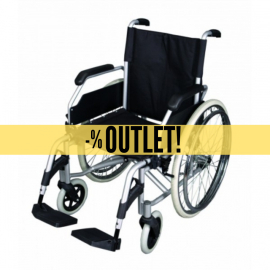 OUTLET | Cadeira de rodas | Dobrável | Alumínio | Segura | Ultraleve | Resistente | Com bolsa | Rodas removíveis