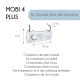 Colchão anti escaras | Com compressor | TPU Nylon | Várias larguras | 20 células | Azul | Mobi 4 | Mobiclinic - Foto 12
