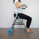 Andarilho de alumínio leve | Assento ergonómico | 2 Rodas | Azul claro | Future | Mobiclinic - Foto 12