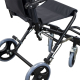 Cadeira de rodas | Assento 34 cm | Dobrável | Aluminio preto | Travões de alavanca | Preto | Saturno | Mobiclinic - Foto 5