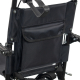 Cadeira de rodas | Assento 34 cm | Dobrável | Aluminio preto | Travões de alavanca | Preto | Saturno | Mobiclinic - Foto 6