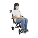 Cadeira de rodas | Assento 34 cm | Dobrável | Aluminio preto | Travões de alavanca | Preto | Saturno | Mobiclinic - Foto 9
