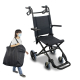 Cadeira de rodas | Assento 34 cm | Dobrável | Aluminio preto | Travões de alavanca | Preto | Saturno | Mobiclinic - Foto 12