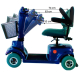 Scooter elétrica mobilidade reduzida | Auton. 45 km | 4 rodas | Assento giratório e rebatível | 36Ah | Azul | Piscis |Mobiclinic - Foto 6