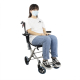 Cadeira de rodas alumínio | Dobrável | Rodas pequenas | Travões de alavanca | Preto | Neptuno | Mobiclinic - Foto 10